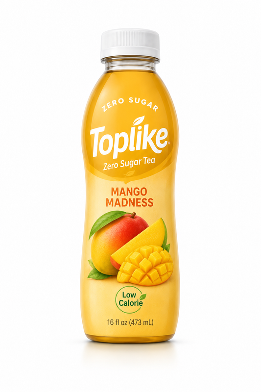 Toplike Zero Sugar Tea & Fruit Drinks – 473 ml PET Bottle