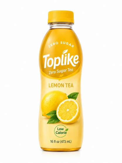 Toplike Zero Sugar Tea & Fruit Drinks – 473 ml PET Bottle