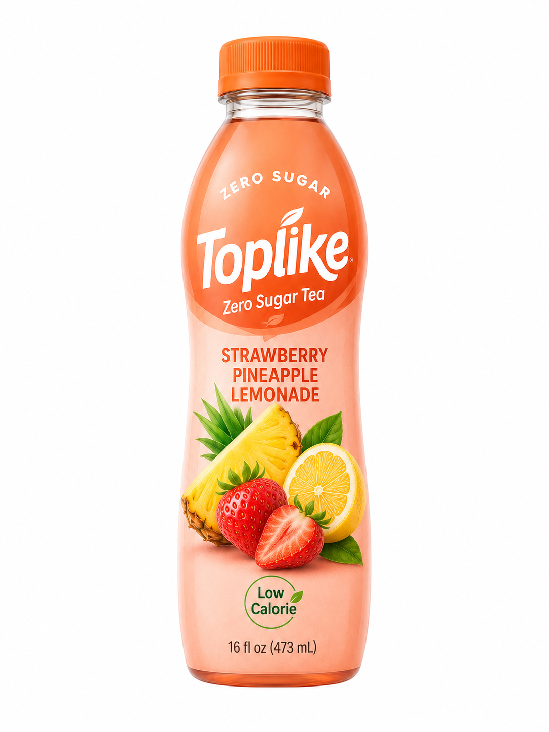 Toplike Zero Sugar Tea & Fruit Drinks – 473 ml PET Bottle