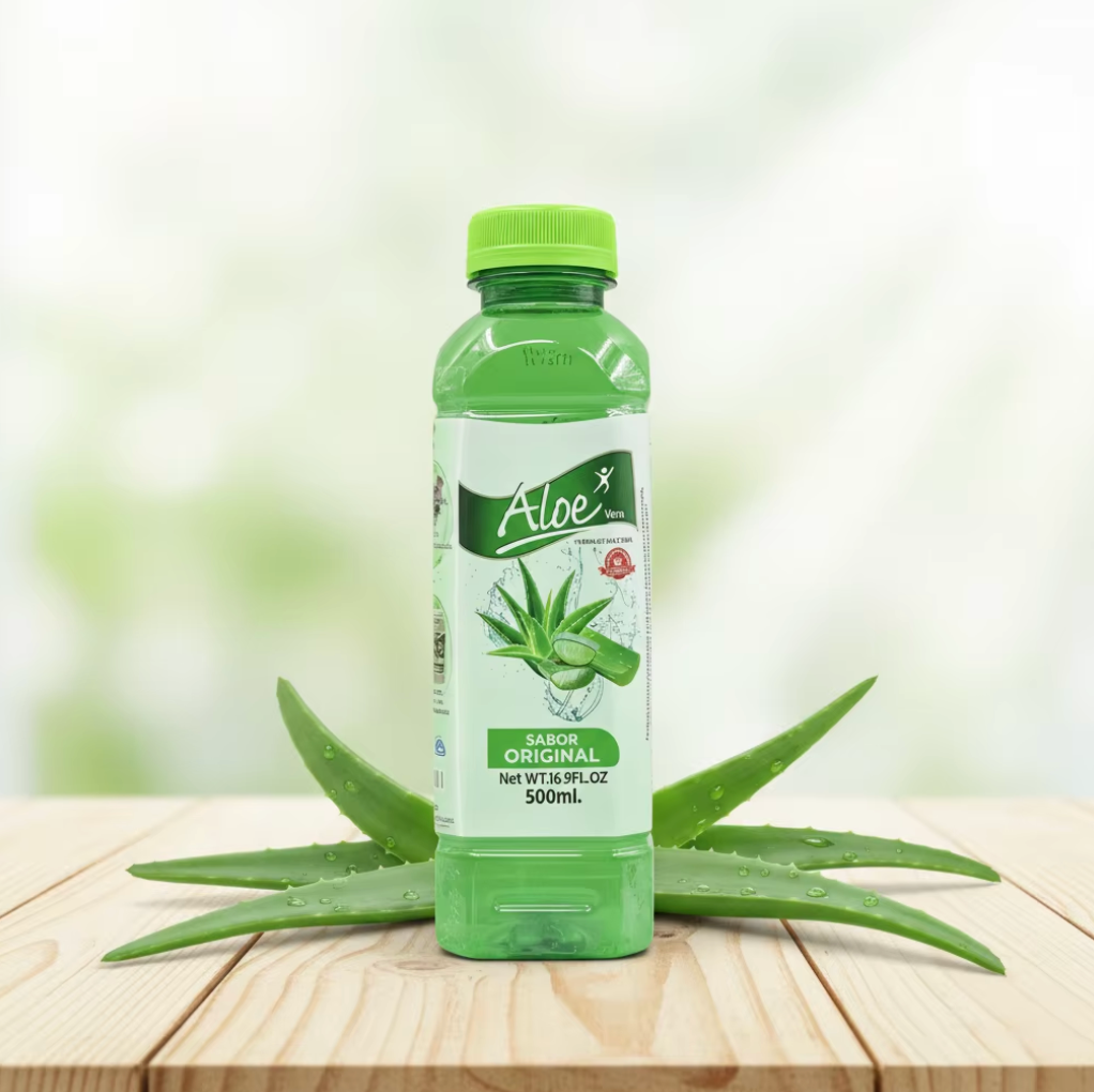 Toplike Aloe Vera Drink with Pulp – 500 ml Bottle