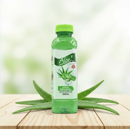 Toplike Aloe Vera Drink with Pulp – 500 ml Bottle