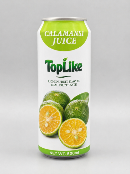 Toplike Fruit Juice Drink with Real Fruit Pulps – 500 ml Can