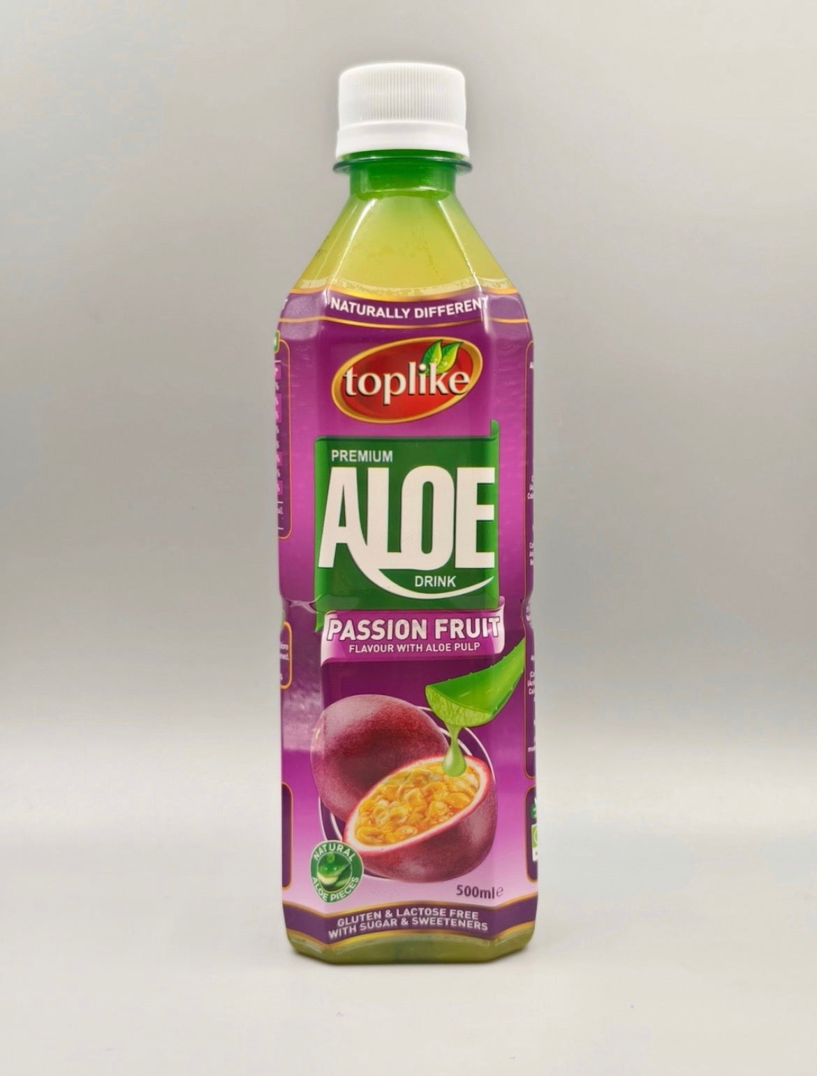 Toplike Aloe Vera Drink with Pulp – 500 ml Bottle