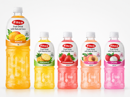Fitco Nata de Coco Drink – 320 ml Bottle