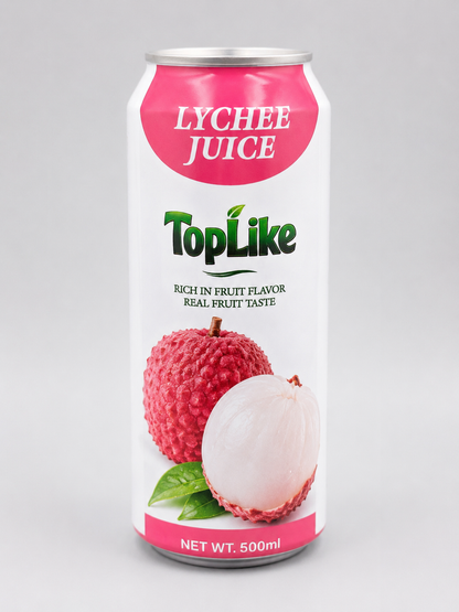 Toplike Fruit Juice Drink with Real Fruit Pulps – 500 ml Can