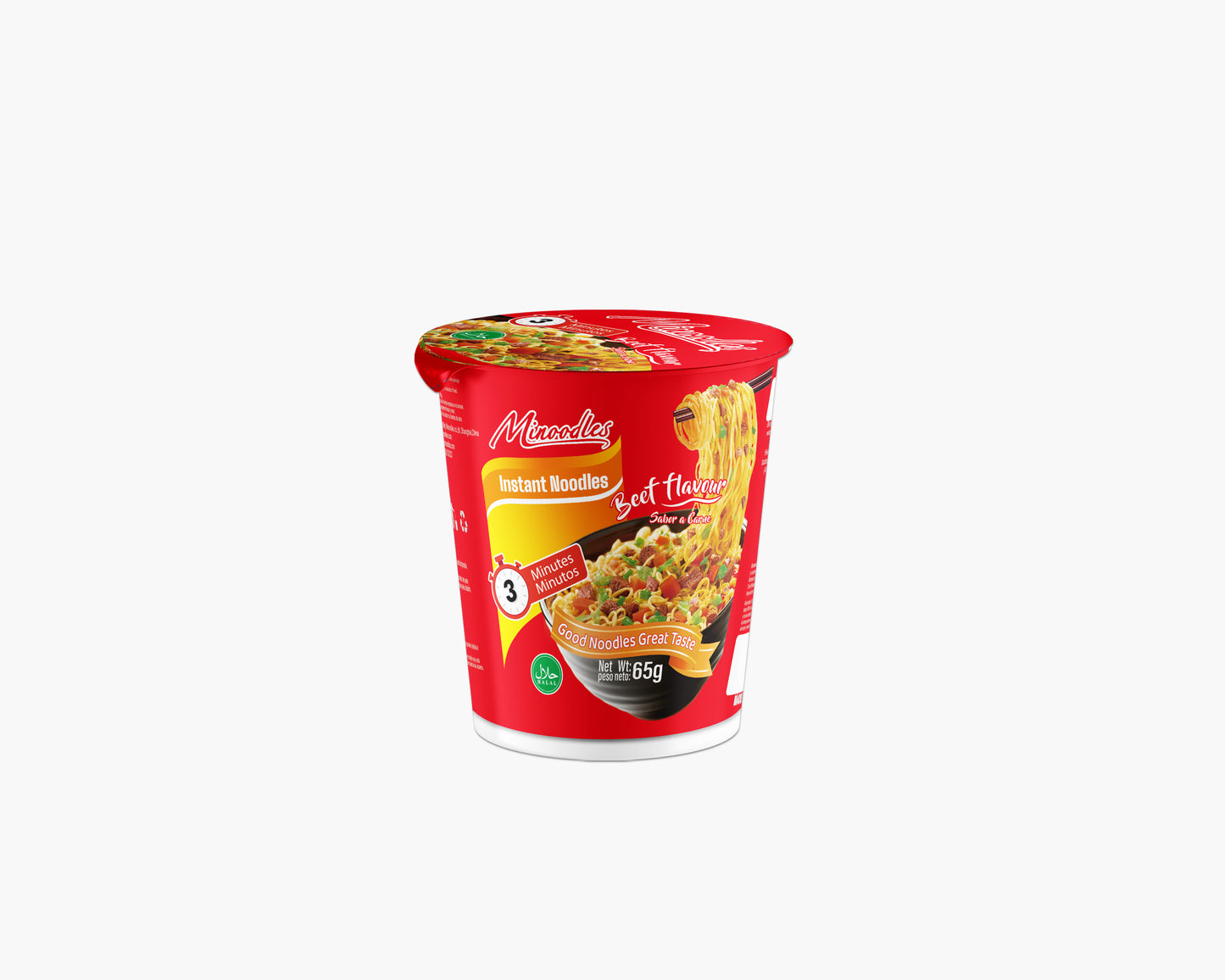 Minoodles Classic Instant Noodles – 65 g Cup