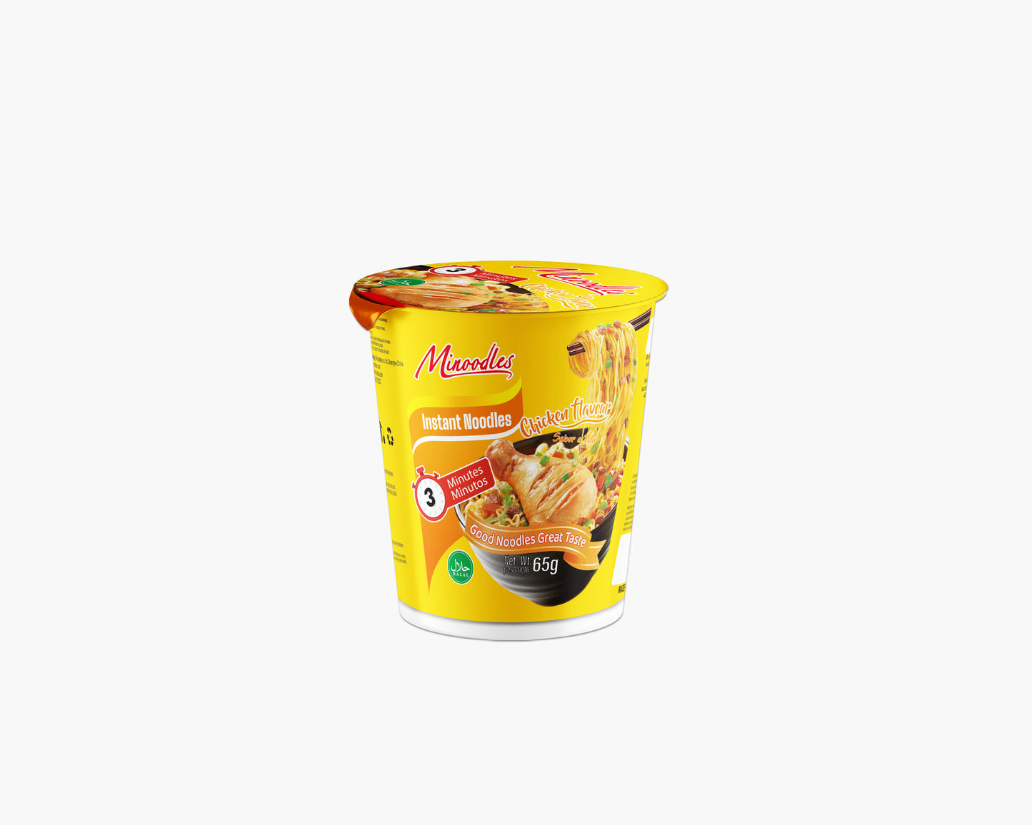 Minoodles Classic Instant Noodles – 65 g Cup