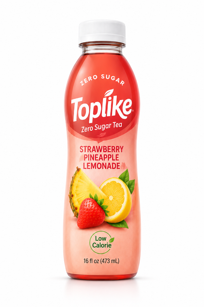 Toplike Zero Sugar Tea & Fruit Drinks – 473 ml PET Bottle