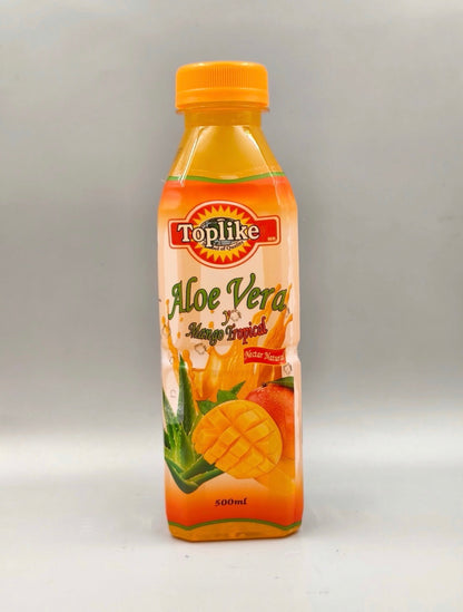 Toplike Aloe Vera Drink with Pulp – 500 ml Bottle