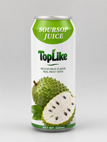 Toplike Fruit Juice Drink with Real Fruit Pulps – 500 ml Can