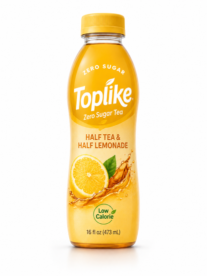 Toplike Zero Sugar Tea & Fruit Drinks – 473 ml PET Bottle