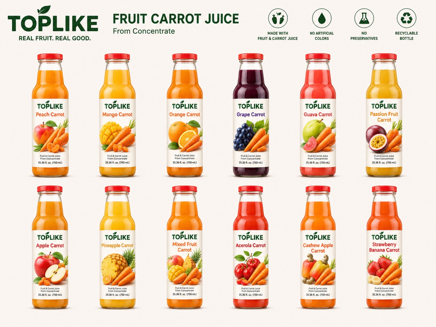 Toplike Carrot Juice Drink