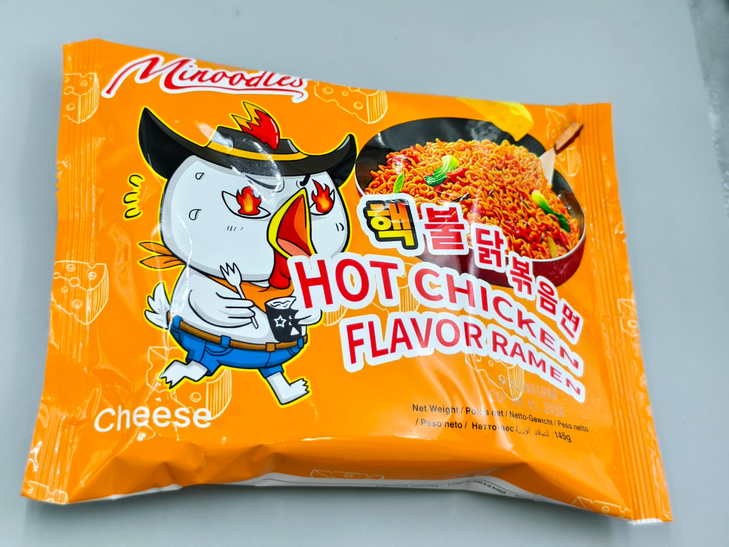 Minoodles Korean-Style Hot Chicken Ramen – Bag