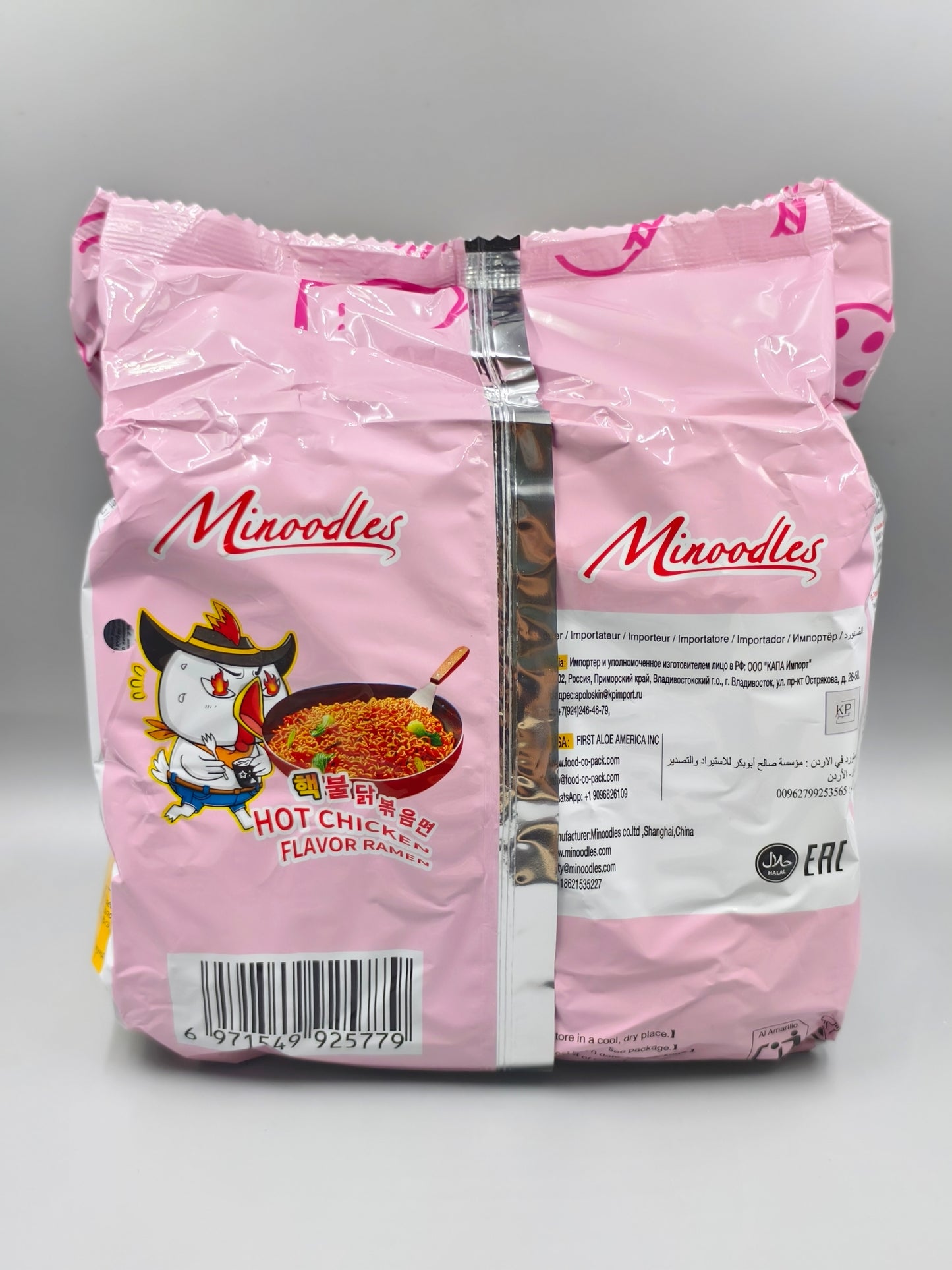 Minoodles Korean-Style Hot Chicken Ramen – Bag