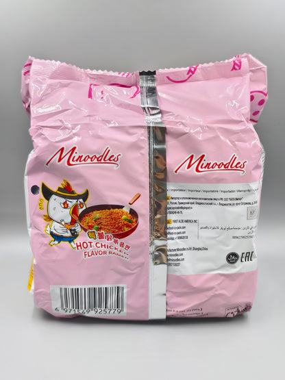 Minoodles Korean-Style Hot Chicken Ramen – Bag