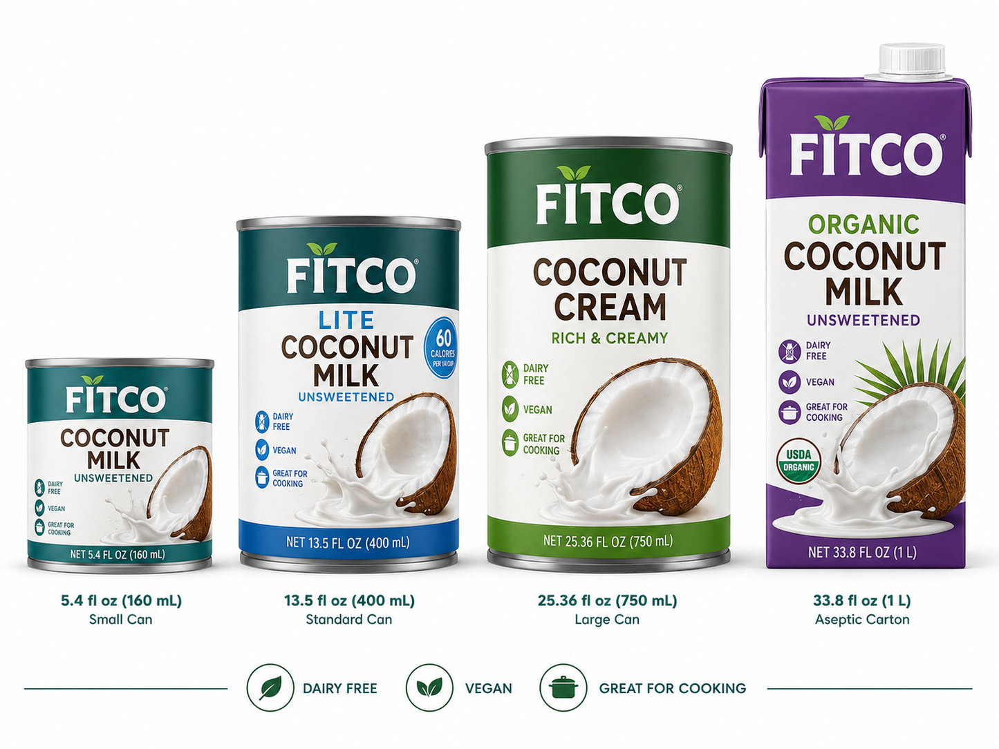 Fitco Coconut Milk for Cooking