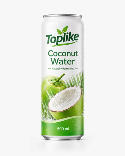 Fitco Coconut Water 500ml Can | With Pulp & No Pulp