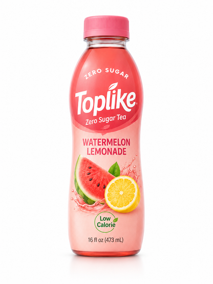 Toplike Zero Sugar Tea & Fruit Drinks – 473 ml PET Bottle
