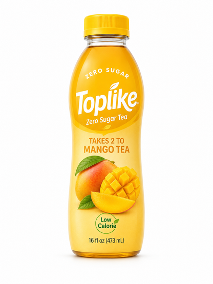 Toplike Zero Sugar Tea & Fruit Drinks – 473 ml PET Bottle