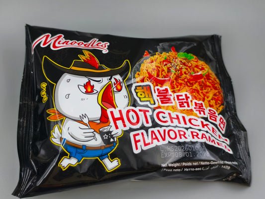 Minoodles Korean-Style Hot Chicken Ramen – Bag