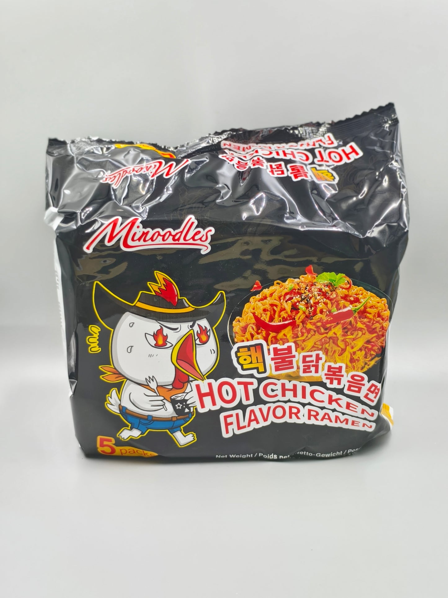 Minoodles Korean-Style Hot Chicken Ramen – Bag