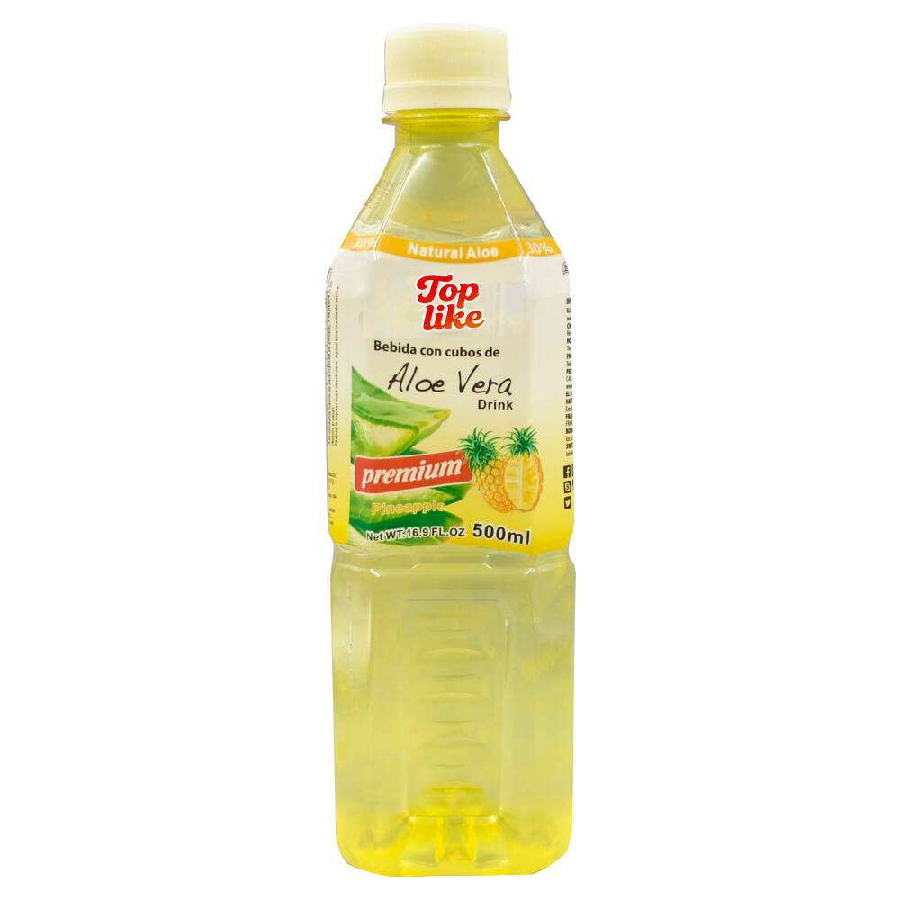 Toplike Aloe Vera Drink with Pulp – 500 ml Bottle
