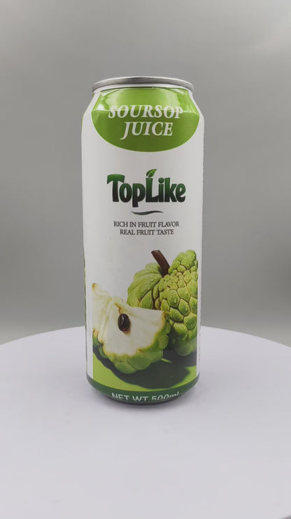 Toplike Fruit Juice Drink with Real Fruit Pulps – 500 ml Can