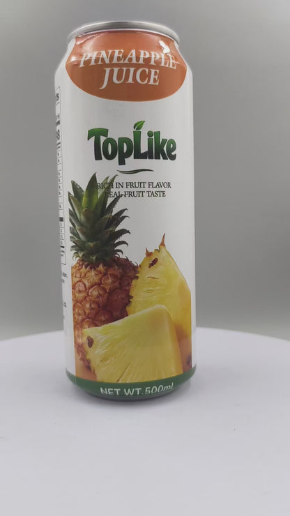 Toplike Fruit Juice Drink with Real Fruit Pulps – 500 ml Can
