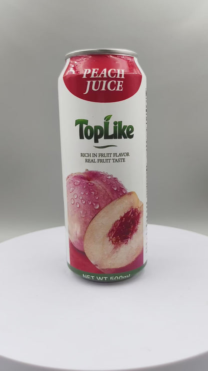 Toplike Fruit Juice Drink with Real Fruit Pulps – 500 ml Can