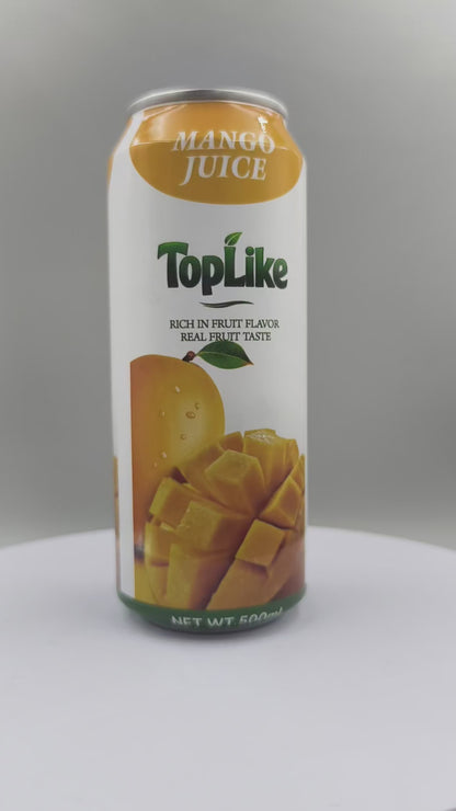 Toplike Fruit Juice Drink with Real Fruit Pulps – 500 ml Can